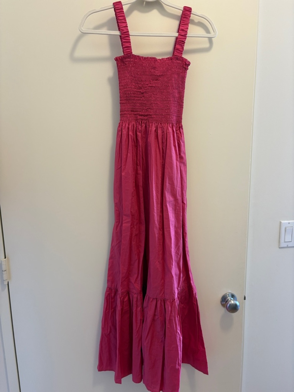 Hill House Pink Smocked Maxi Anju Dress - Picture 4 of 4